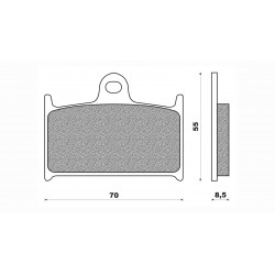 Τακάκια Daytona 36624 (FA145)(FD129) Τακάκια Daytona 36624 (FA145)(FD129)